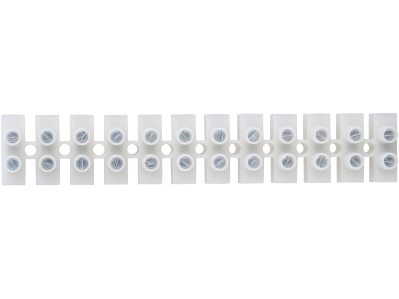 Klemrække 12-polet 2,5 mm² klar
