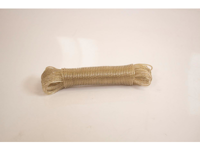 TØJSNOR, PVC M/WIRE Ø 4 PR. RL 20 M