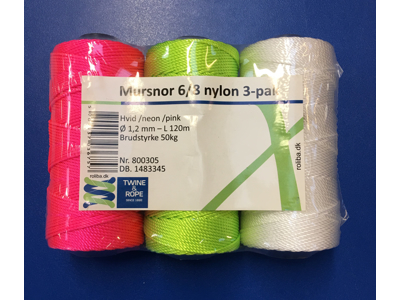 MURSNOR, MED 3 RULLER PINK/NEON/HVID