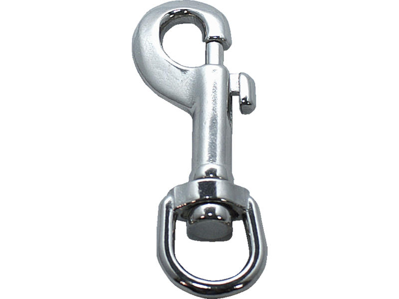 Karabinhage rustfri m/svirvel "225S" AISI 316.