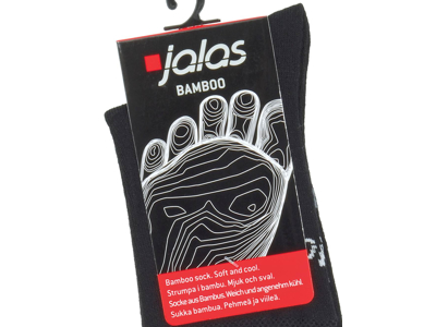 Jalas Bambus Strømper Sort