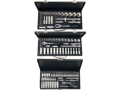 Bato Topnøglesæt pakke 1/2+3/8+1/4