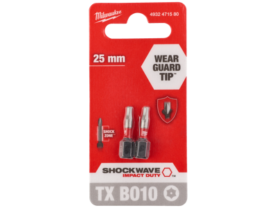 Slagbits Shockwave Impact Duty TX/BO10×25mm pk/2