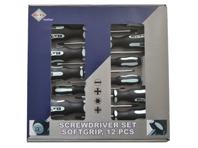 Bato Skruetrækkersæt KV/TX/PH/PZ 12 dele