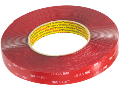 3M VHB 4910F dobbeltklæbende skumtape 19mm × 11m klar