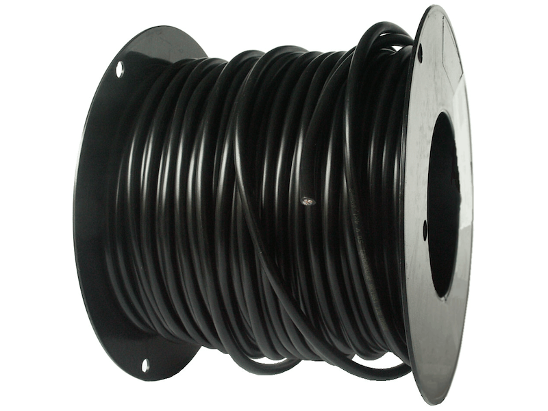 Autokabel 4x1 sort kappe - 50mtr.