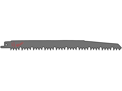 Milwaukee Bajonetsavblad 240×4/5tpi pk/3