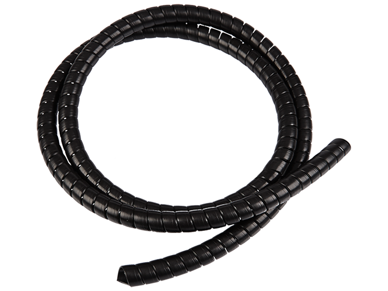 Spiralina slangebesk. PSPIRAL20 sort 20×25mm