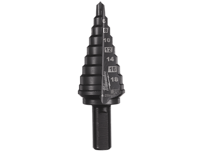 Milwaukee Trinbor kobolt AlCrN-belagt 10 trin 4-20mm