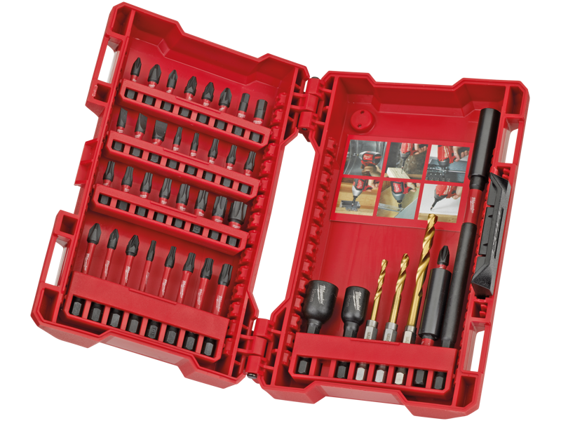 Milwaukee Slagbitssæt Shockwave Impact Duty CD, 40stk
