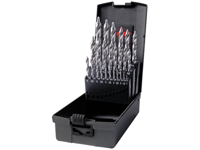 Spiralborsæt HSSE-Co5 Flowstep 25stk 1-13×0,5mm