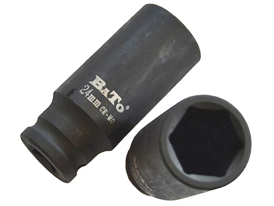 Krafttop lang 1/2" firk. 22 mm 6kt.