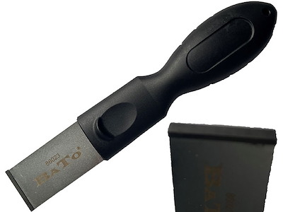 Bato Super skraber, bred 32mm med ergo greb 210mm