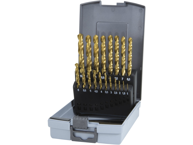 Ruko Spiralborsæt HSSG TiN 1-10×0,5mm ks