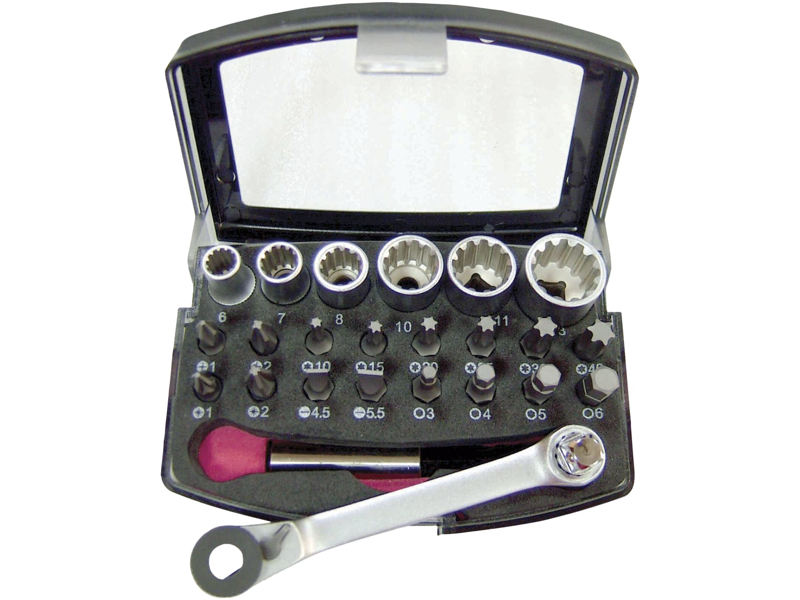 Bato Bits-/topsæt 1/4" 25 dele