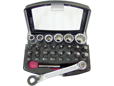 Bato Bits-/topsæt 1/4" 25 dele