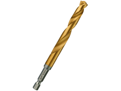 Milwaukee Spiralbor HSS-G TiN 1/4" 6kt skaft 10mm