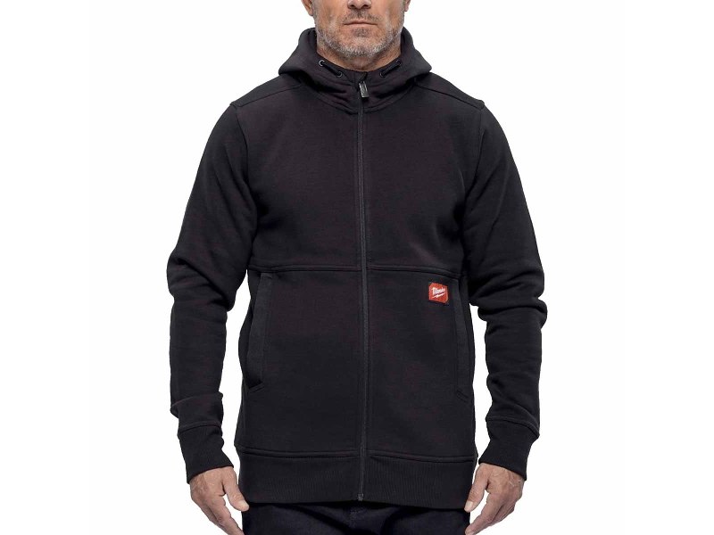 Milwaukee GRIDIRON hættetrøje med lynlås sort 3XL