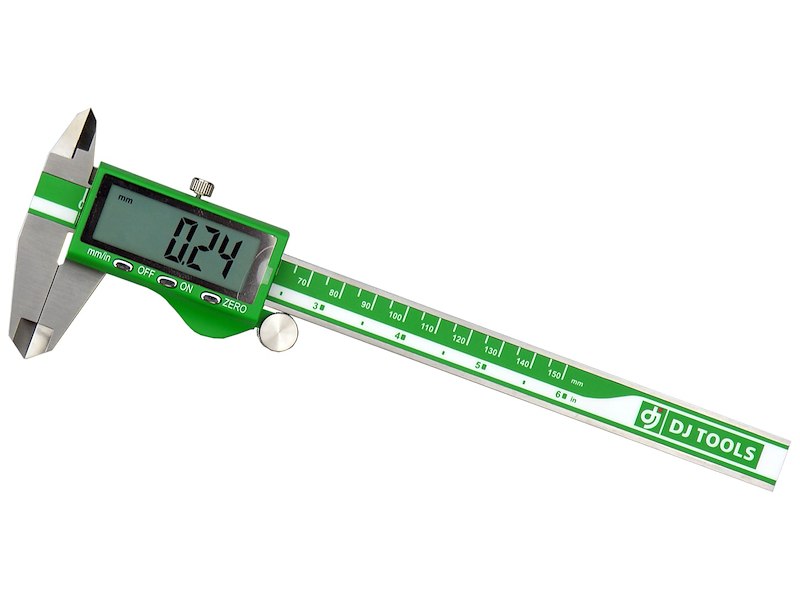 DJ Tools digital skydelære 0-150×0,01mm, 12mm tal