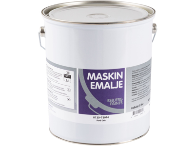 Esbjerg paint Maskinemalje matsort glans 20 5 ltr