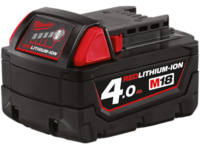 Milwaukee Batteri 18V/4,0Ah Li-ion M18 B4