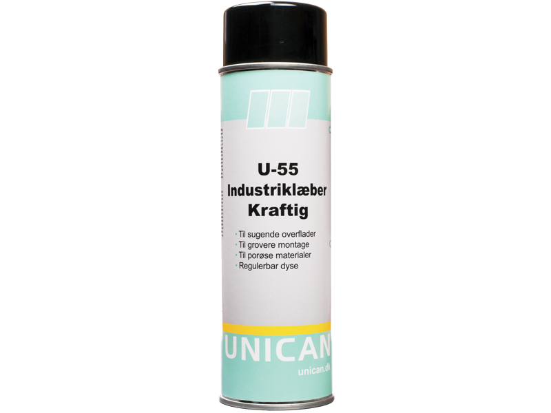Unican U-55 industriklæber 500ml