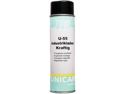 Unican U-55 industriklæber 500ml