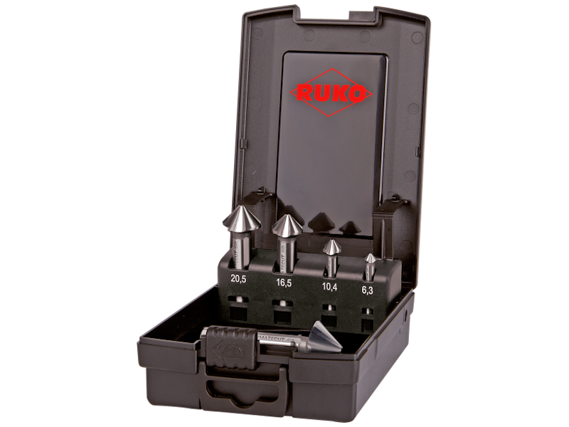 Ruko Forsænkersæt 4S HSSE-Co5 6,3-25,0mm, 5stk