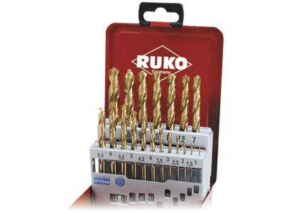 Ruko Spiralborsæt HSS Co5 1-10×0,5mm st.