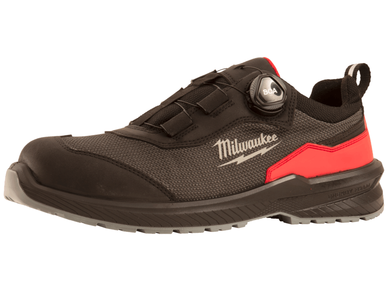 Milwaukee FLX sikk.sko m/hurtigluk tekstil B1L110133 S1PS str. 40