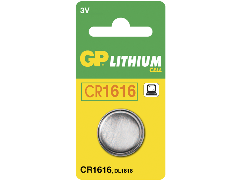 GP Knapbatteri CR 1616 3V