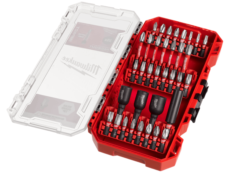 Milwaukee Slagbitsæt Shockwave Impact Duty, 35 dele