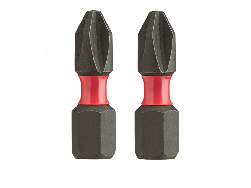 Milwaukee Slagbits Shockwave Impact Duty PH1×25mm pk/2