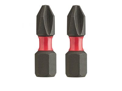 Milwaukee Slagbits Shockwave Impact Duty PH1×25mm pk/2