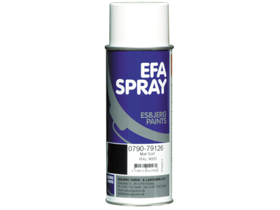 Esbjerg paint Efaspray matsort 400 ml