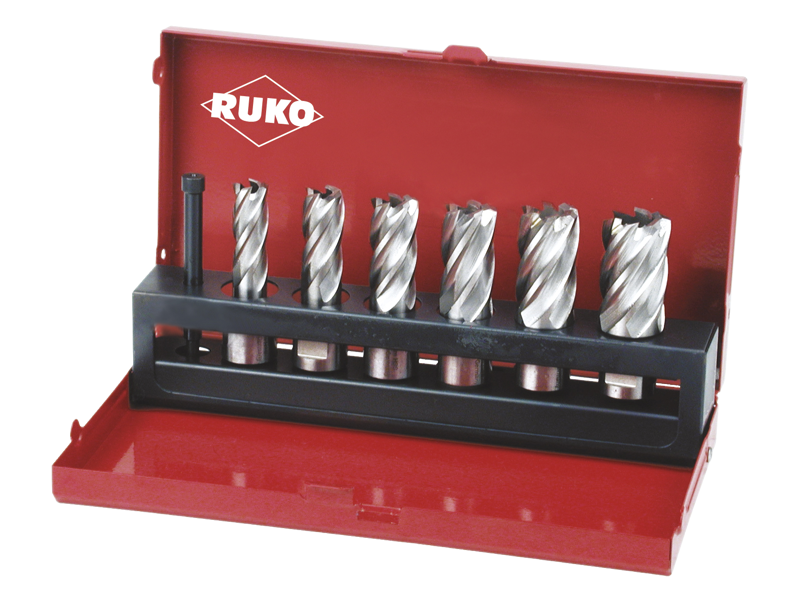 Ruko Kerneborsæt HSS Weldon ø12-22×30 mm