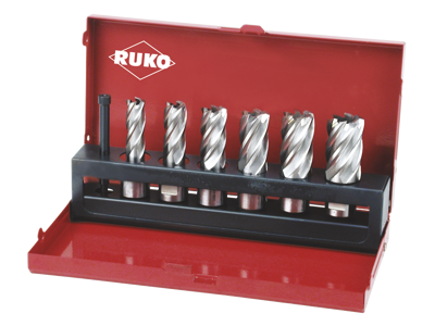 Ruko Kerneborsæt HSS Weldon ø12-22×30 mm