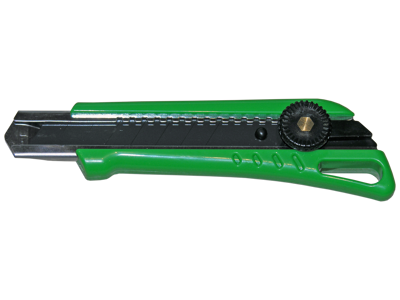 DJ TOOLS kniv m/skruelås, 18mm sort knæk-af blad