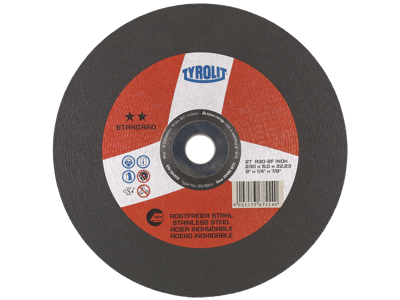 Tyrolit Skrubskive Standard 27X ø100×6 A30R-BFinox