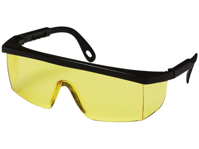 Integra sikkerhedsbrille sort/gul