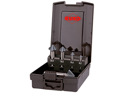 Ruko Forsænkersæt 90° 4skær HSS-RUnaTEC 6,3-25,0mm 5stk