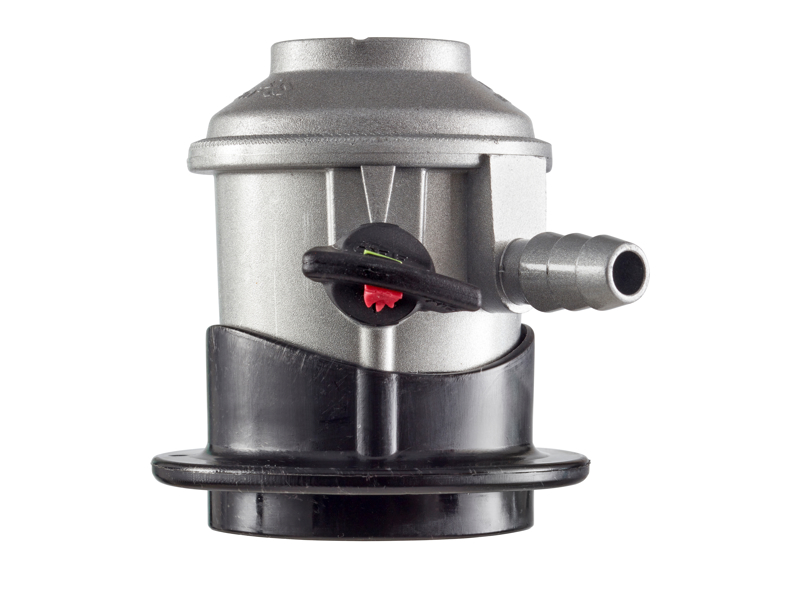 Kosan Lavtryksregulator for click-on ventil med slangestuds