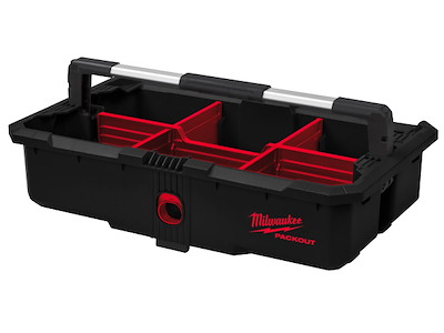 Milwaukee Packout værktøjskasse åben
