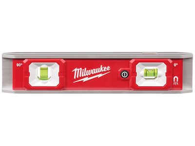 Milwaukee Torpedovaterpas m/LED-lys i libeller, 23cm