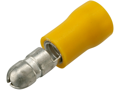 Kabelsko isoleret gul rund 5mm