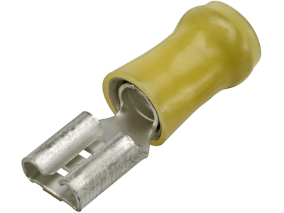 Kabelsko isoleret gul hun flad 6,3