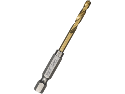 Milwaukee Spiralbor HSS-G TiN 1/4" 6kt skaft 4,0mm pk/2