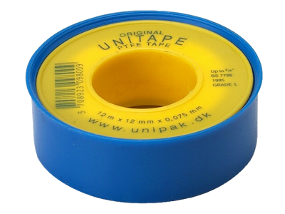 Pakningstape PTFE 12×0,075mm×12m