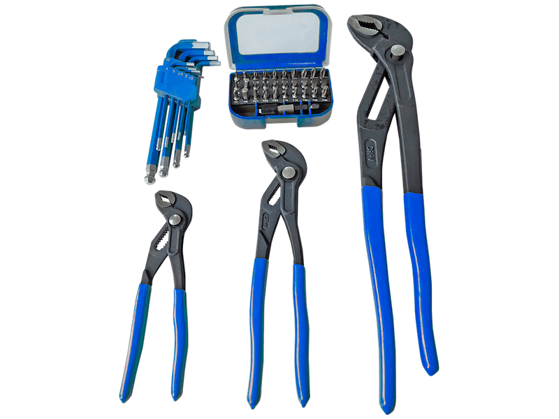 Bato Kombisæt vandpumpetænger/stiftnøgler/bits