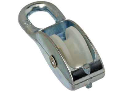 Taljeblok galv.m/1 hjul 8×30mm